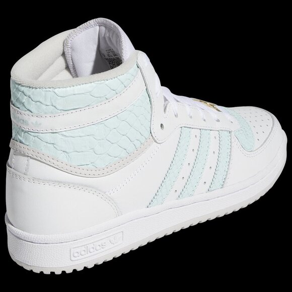 Adidas Originals Top Ten Rb Casual Sneakers Snake Mint Blue White New in Box b79 - Picture 3 of 8